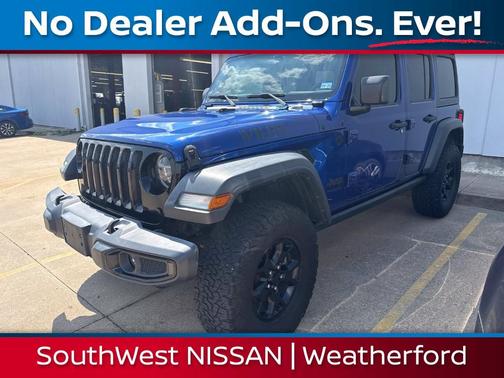 Ocean Blue Metallic Clearcoat 2020 Jeep Wrangler Unlimited Sport