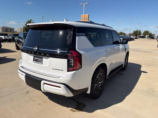 Aspen White Tricoat 2026 Nissan Armada Platinum