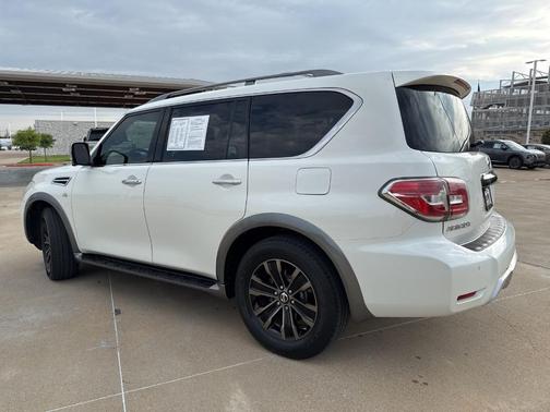 White 2017 Nissan Armada Platinum