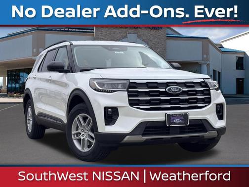 White Metallic 2026 Ford Explorer Active