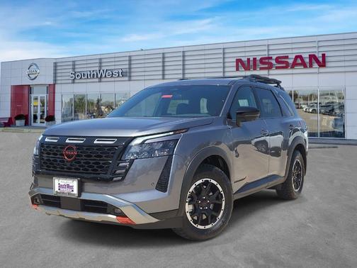 Gun Metallic 2026 Nissan Pathfinder Rock Creek