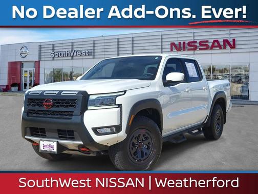 Glacier White 2025 Nissan Frontier PRO-4X