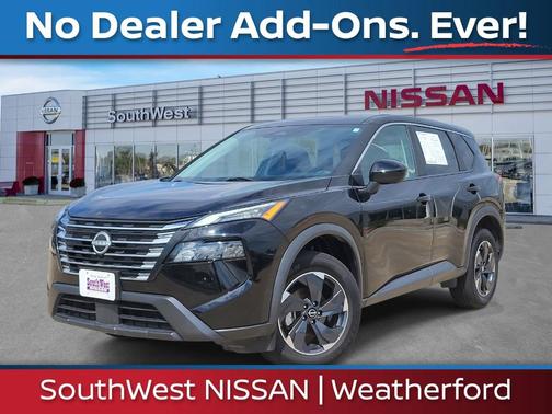 Super Black 2024 Nissan Rogue SV
