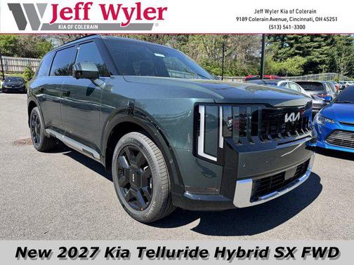 Black Jade Green 2027 Kia Telluride Hybrid SX