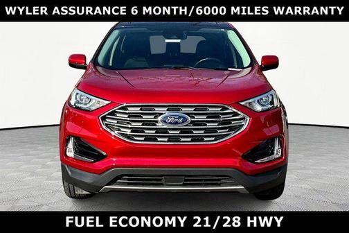 Rapid Red Metallic Tinted Clearcoat 2022 Ford Edge SEL
