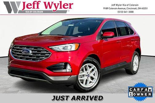 Rapid Red Metallic Tinted Clearcoat 2022 Ford Edge SEL