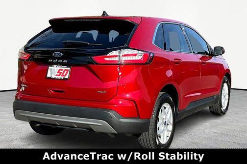 Rapid Red Metallic Tinted Clearcoat 2022 Ford Edge SEL