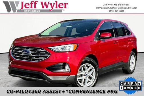 Rapid Red Metallic Tinted Clearcoat 2022 Ford Edge SEL