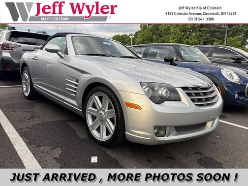Bright Silver Metallic Clearcoat/Black Cloth Top 2007 Chrysler Crossfire Base