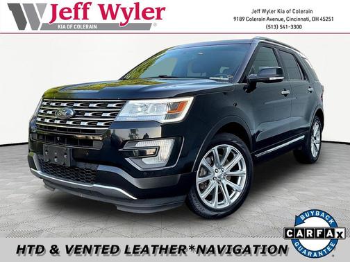 Shadow Black 2017 Ford Explorer Limited