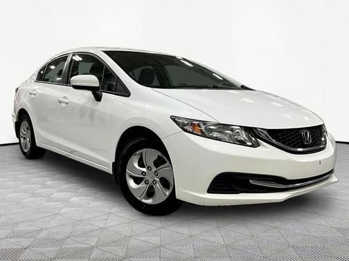 Taffeta White 2015 Honda Civic LX