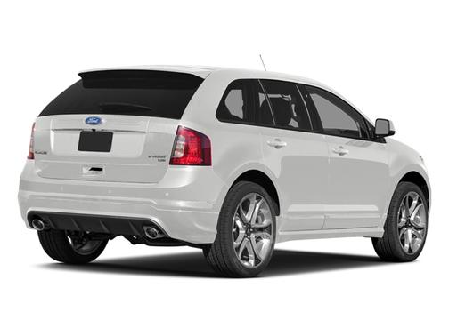 White Platinum Metallic Tri-Coat 2014 Ford Edge Sport