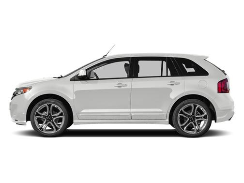 White Platinum Metallic Tri-Coat 2014 Ford Edge Sport