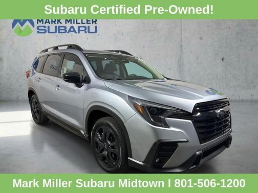 Ice Silver Metallic 2025 Subaru Ascent Onyx Edition Touring