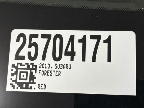 2010 Subaru Forester 2.5X