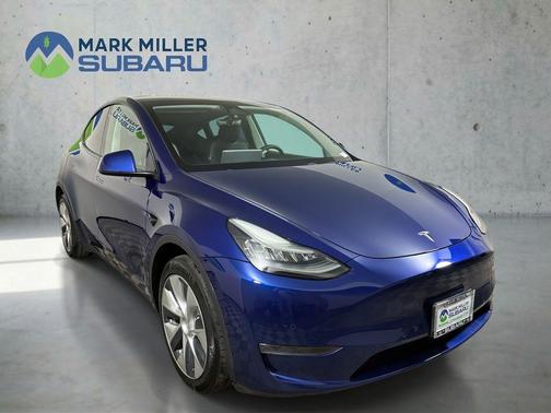 Deep Blue Metallic 2020 Tesla Model Y Long Range