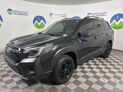 Crystal Black Silica 2023 Subaru Forester Wilderness