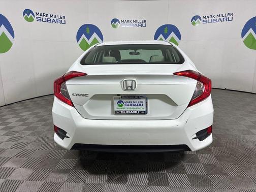 White 2018 Honda Civic LX