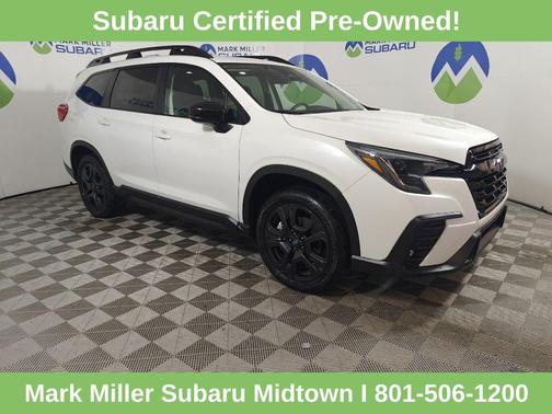 Crystal White Pearl 2025 Subaru Ascent Onyx Edition