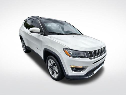 White Clearcoat 2019 Jeep Compass Limited