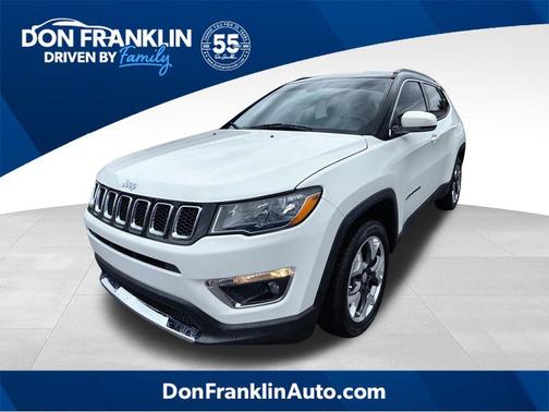 White Clearcoat 2019 Jeep Compass Limited