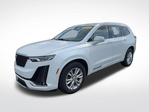 Crystal White Tricoat 2024 Cadillac XT6 Luxury AWD