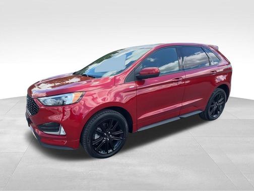 Red Metallic 2022 Ford Edge ST Line