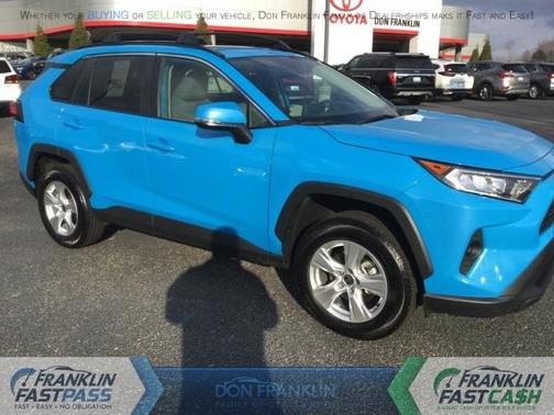 Blue Flame 2021 Toyota RAV4 XLE