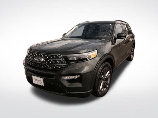 FORGED GREEN METALLIC 2023 Ford Explorer XLT