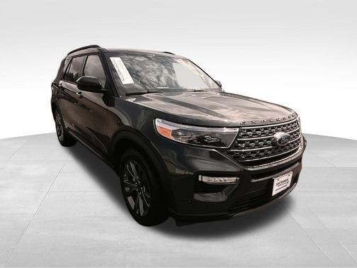 FORGED GREEN METALLIC 2023 Ford Explorer XLT
