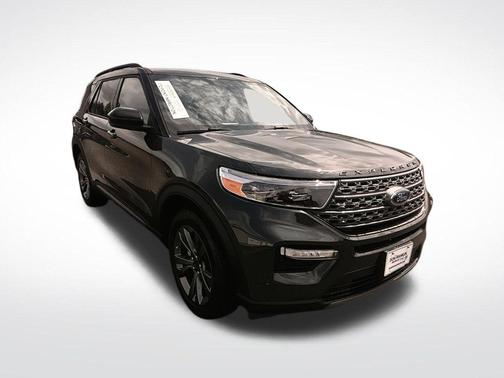 FORGED GREEN METALLIC 2023 Ford Explorer XLT