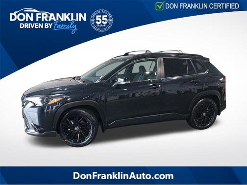 Jet Black 2025 Toyota Corolla Hybrid L