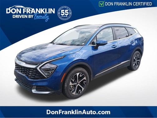 Sapphire Blue 2025 Kia Sportage EX
