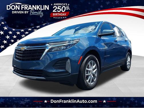 Lakeshore Blue Metallic 2024 Chevrolet Equinox 1LT