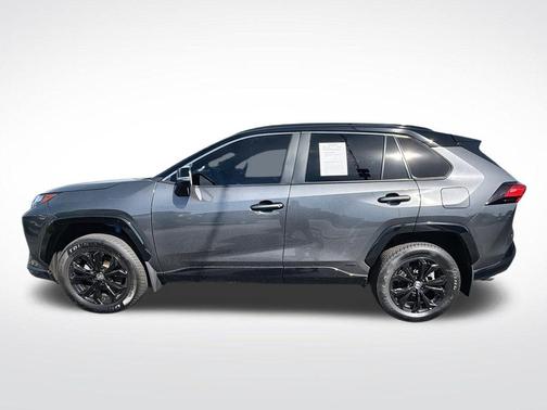Magnetic Gray Metallic/Midnight Black Metallic 2024 Toyota RAV4 Hybrid SE