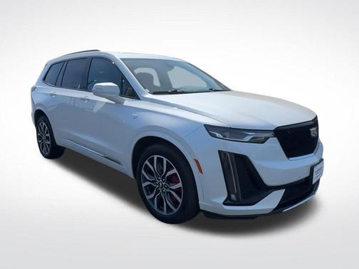 Crystal White Tricoat 2024 Cadillac XT6 Sport AWD