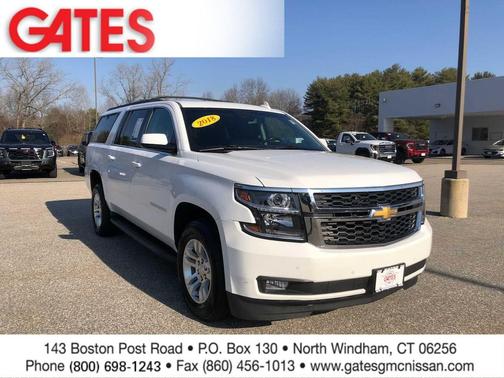 Summit White 2018 Chevrolet Suburban LT
