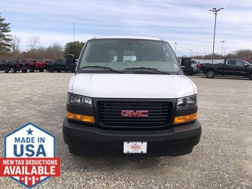 Summit White 2026 GMC Savana 3500 3500 Extended Wheelbase, Work Van, RWD