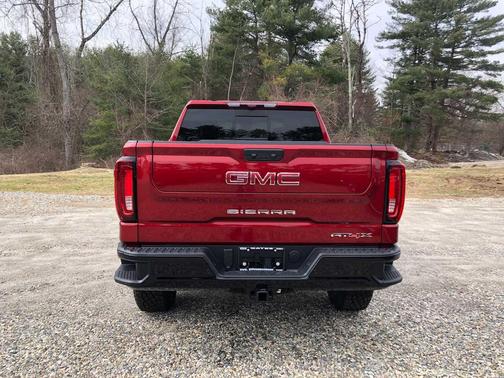 Volcanic Red Tintcoat 2026 GMC Sierra 1500 AT4X