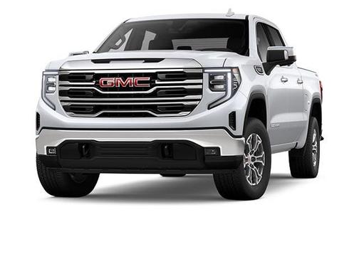Glacier White Tricoat 2026 GMC Sierra 1500 SLT
