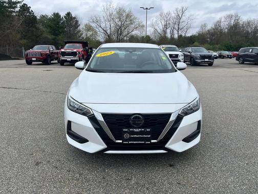 Aspen White Tricoat 2023 Nissan Sentra SV