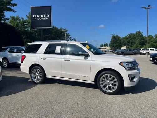White Platinum Metallic Tri-Coat 2019 Ford Expedition Platinum