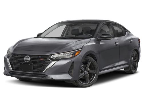 Atlantic Gray Metallic/Super Black 2024 Nissan Sentra SR