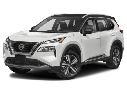 Pearl White Tricoat/Super Black 2023 Nissan Rogue SL