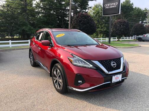 Scarlet Ember Tintcoat 2024 Nissan Murano SV Intelligent AWD
