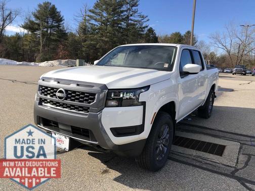Glacier White 2026 Nissan Frontier SV