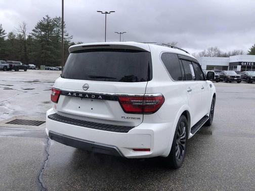 Aspen White Tricoat 2024 Nissan Armada Platinum 4WD