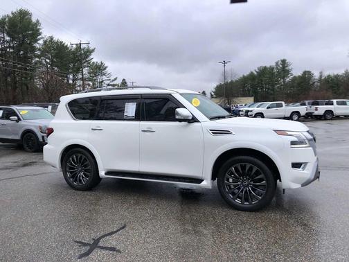 Aspen White Tricoat 2024 Nissan Armada Platinum 4WD