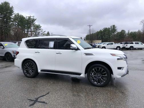 Aspen White Tricoat 2024 Nissan Armada Platinum 4WD