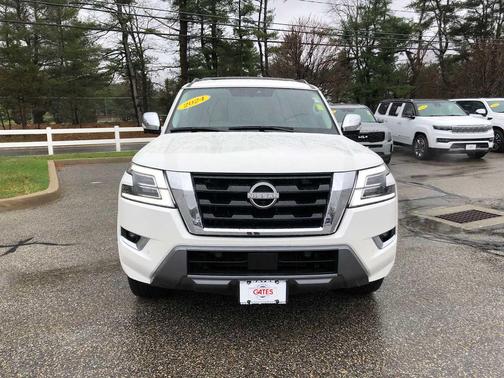 Aspen White Tricoat 2024 Nissan Armada Platinum 4WD